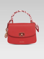 Load image into Gallery viewer, Front view of jane envelope bag in red color