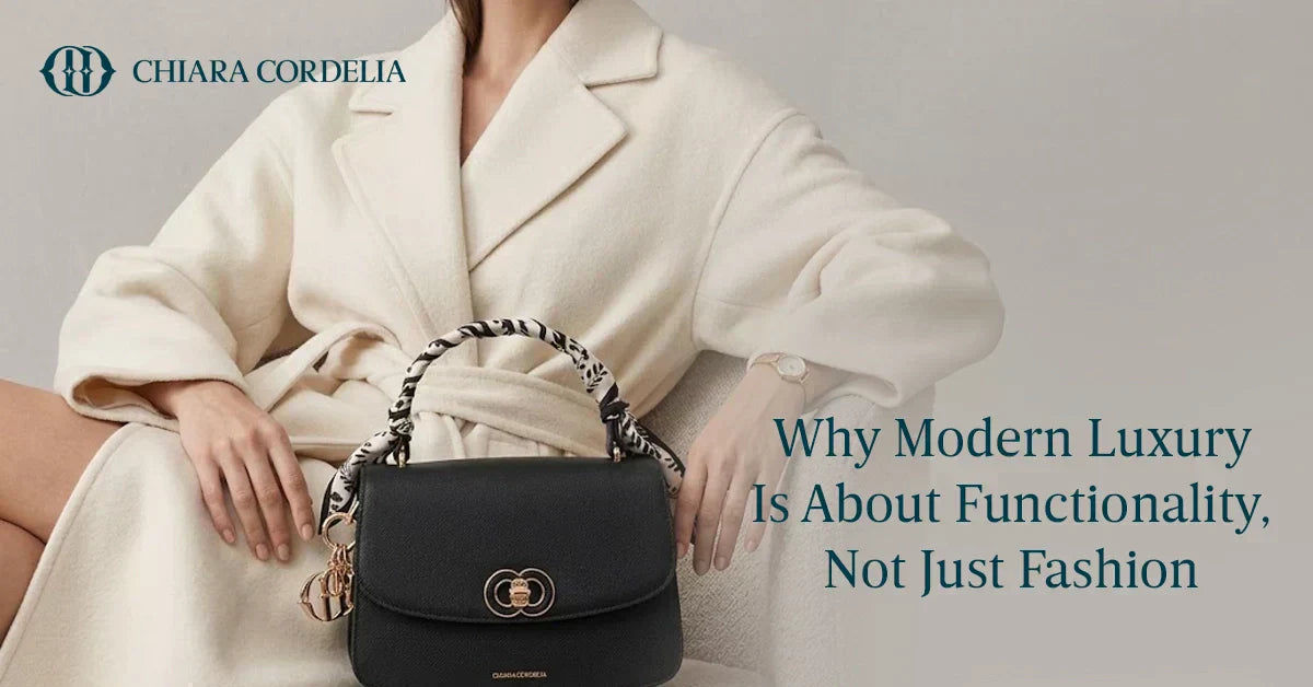 Luxury handbag designed for everyday functionality and style