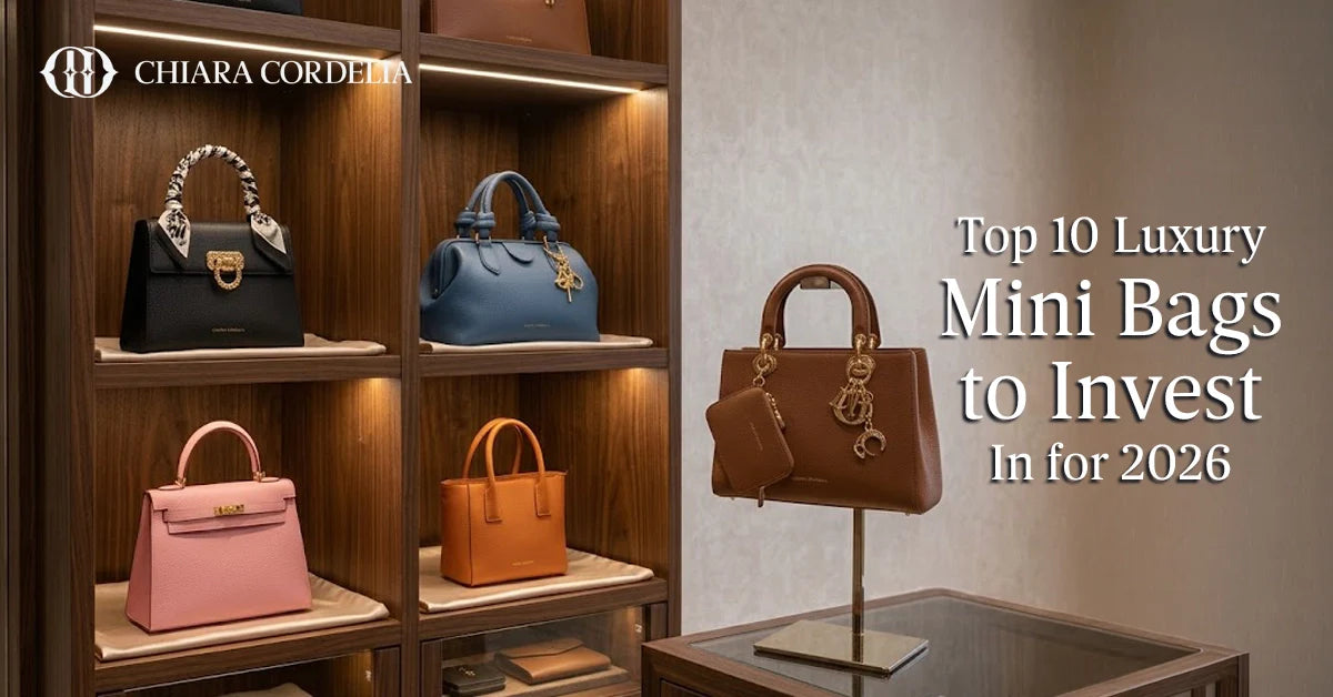 Luxury mini leather bags by chiara cordelia for 2026