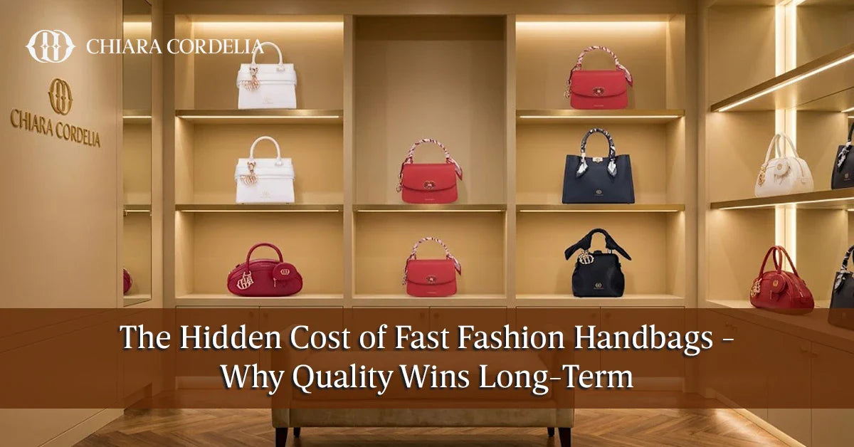 Premium leather handbag with durable craftsmanship