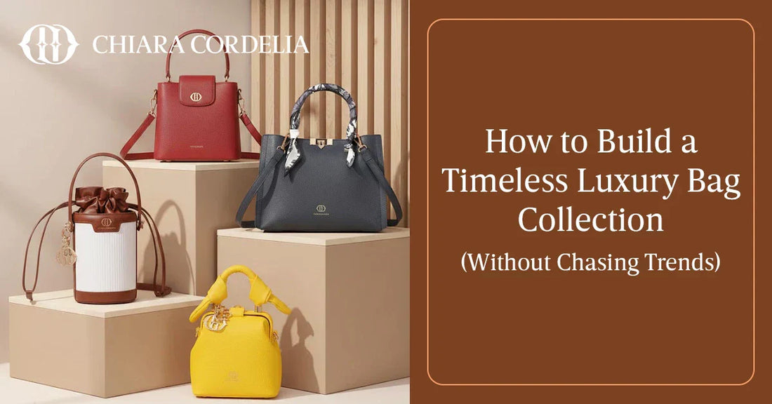 Chiara Cordelia luxury leather handbags in classic silhouettes