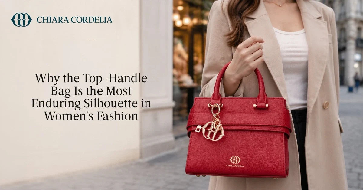Chiara cordelia bag with top handle