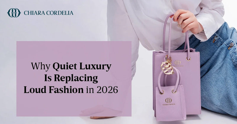 Minimalist luxury handbags styled with understated fashion pieces