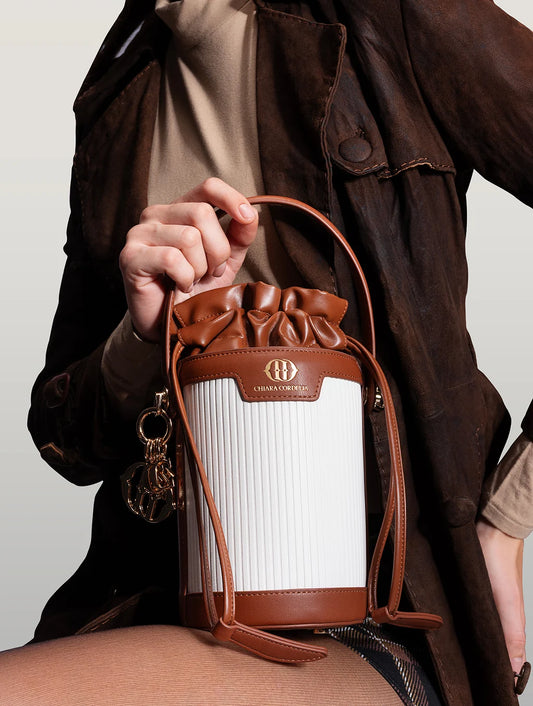 Tan Blaise Bucket Bag

