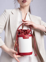 Load image into Gallery viewer,  Red Blaise Bucket Bag

