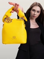 Load image into Gallery viewer,  Caledonia Yellow Frame Bag
