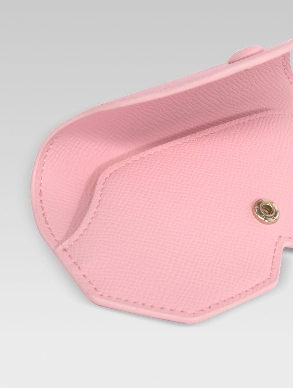 Open sunglass case in Baby pink color - Helena