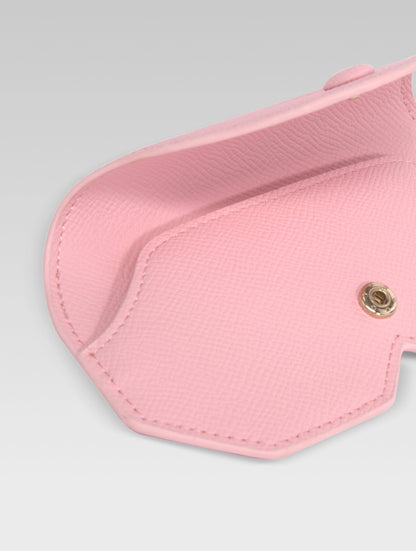 Open sunglass case in Baby pink color - Helena