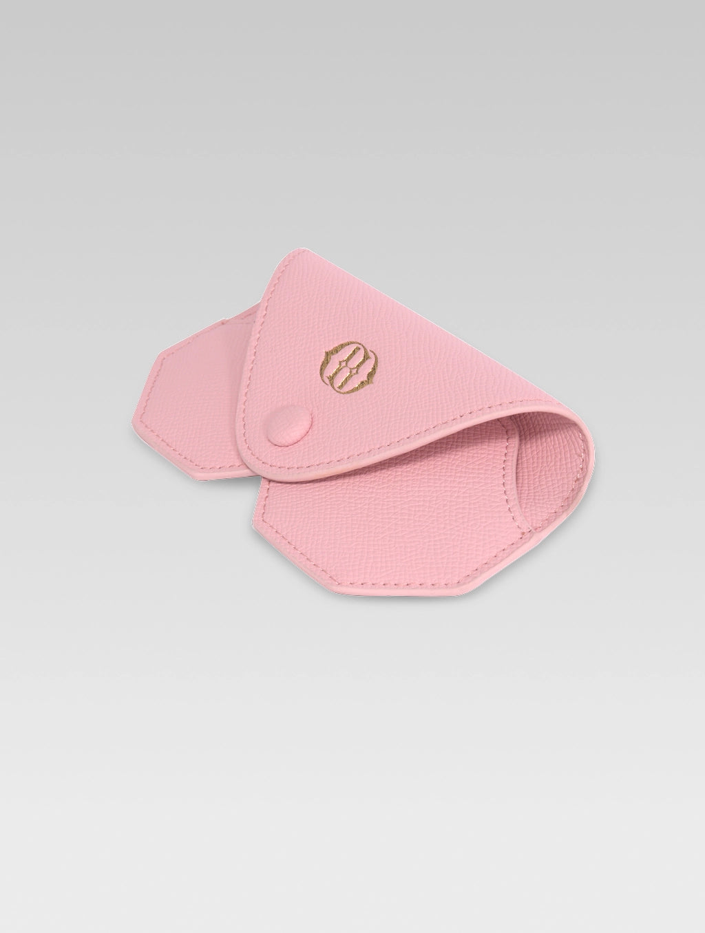 Side view of Baby pink color Helena sunglass case