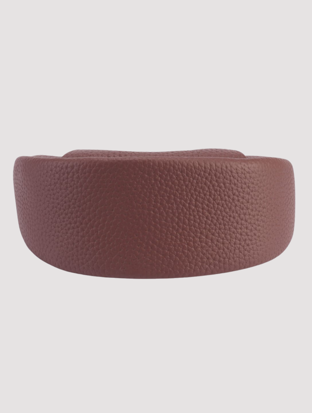 Kensington Chesterfield mini crescent leather bag in warm tan shade
