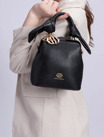 Caledonia Black Frame Bag