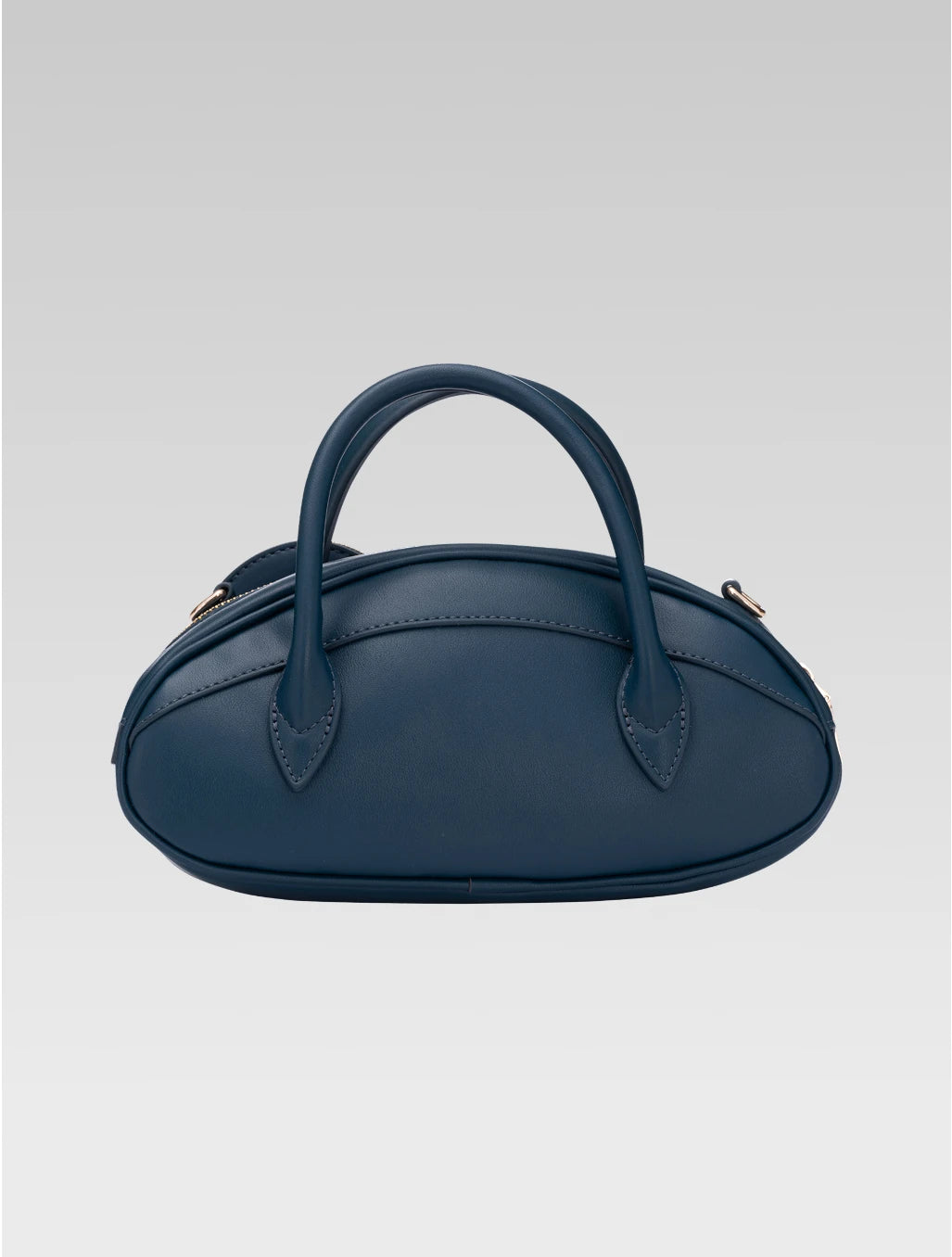 Back view of emberly envelope bag in royal teal color