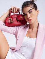 Load image into Gallery viewer, Red Emberly Envelope Bag

