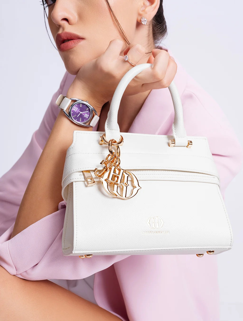 White Ophelia Envelope Bag
